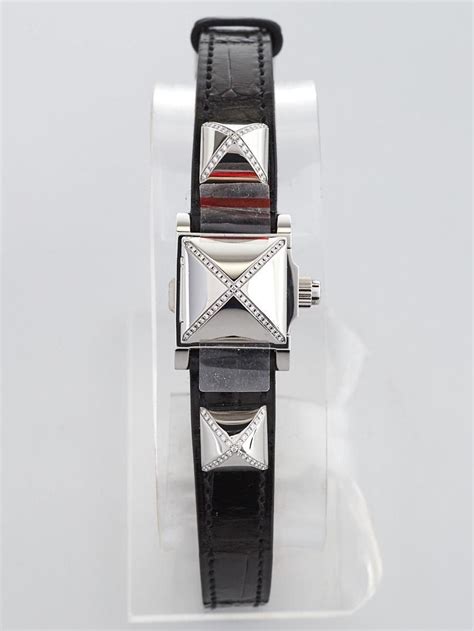 hermes medor watch diamonds|hermes cuff ring.